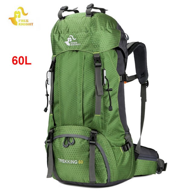 FREE-KNIGHT-60L-Camping-Hiking-Backpacks-Bag-Nylon-Outdoor-Travel-Bags ...